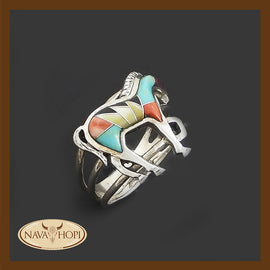 Zuni Damenring Horse