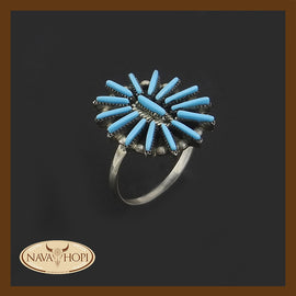 Zuni Damenring Türkis