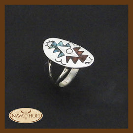 Damenring Indian Design