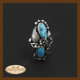 Navajo Damenring Türkis