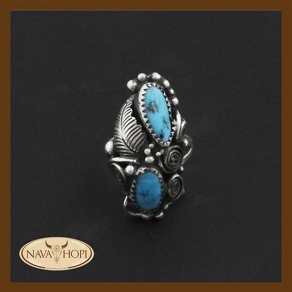 Navajo Damenring Türkis