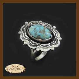 Navajo Damenring Türkis