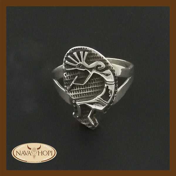 Navajo Damenring Kokopelli