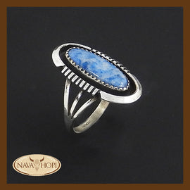 Navajo Damenring Jeans Lapislazuli