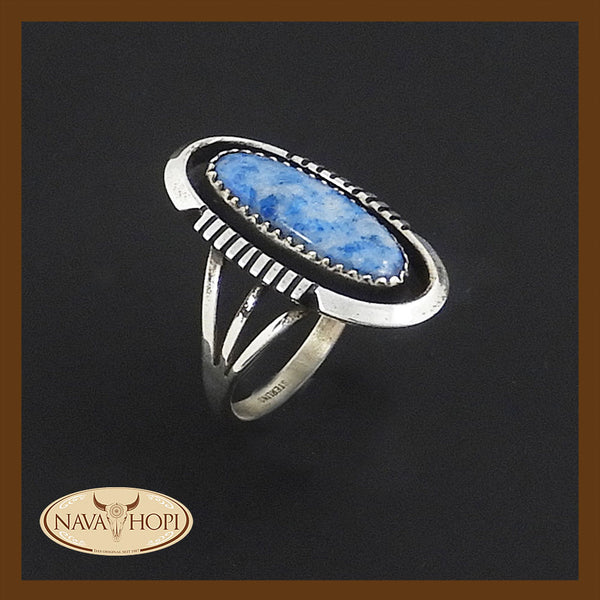 Navajo Damenring Jeans Lapislazuli