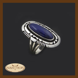 Navajo Damenring Lapislazuli
