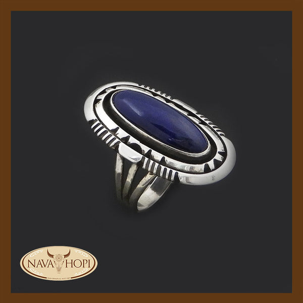 Navajo Damenring Lapislazuli