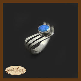 Navajo Damenring Opal