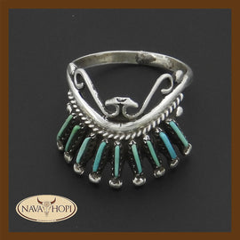 Zuni Damenring Türkis