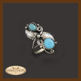 Navajo Damenring Türkis