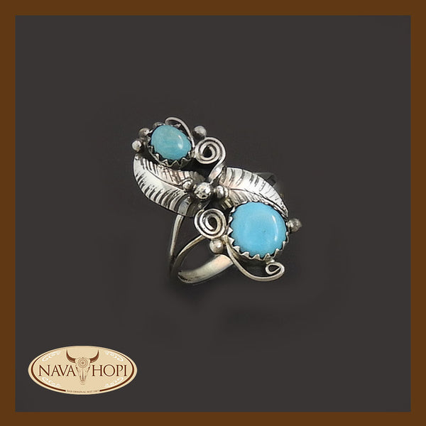 Navajo Damenring Türkis