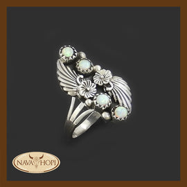Navajo Damenring Opal