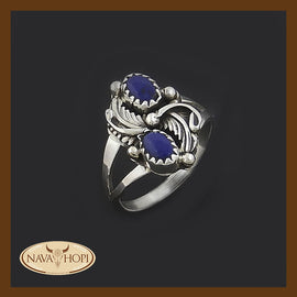 Navajo Damenring Lapislazuli