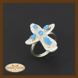 Navajo Damenring Kreuz
