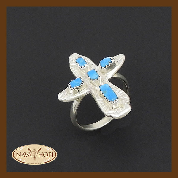 Navajo Damenring Kreuz