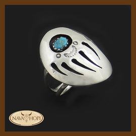 Navajo Damenring Bärentatze