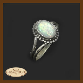 Navajo Damenring Opal