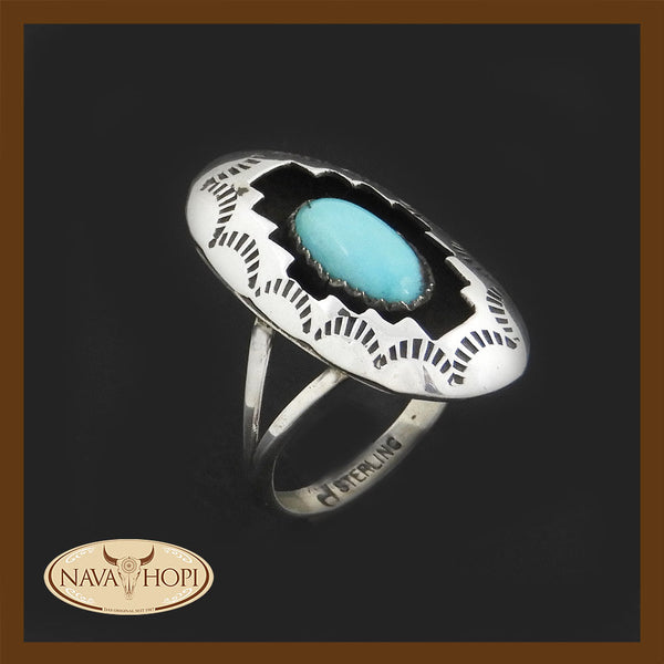 Navajo Damenring Türkis