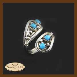Navajo Damenring Türkis