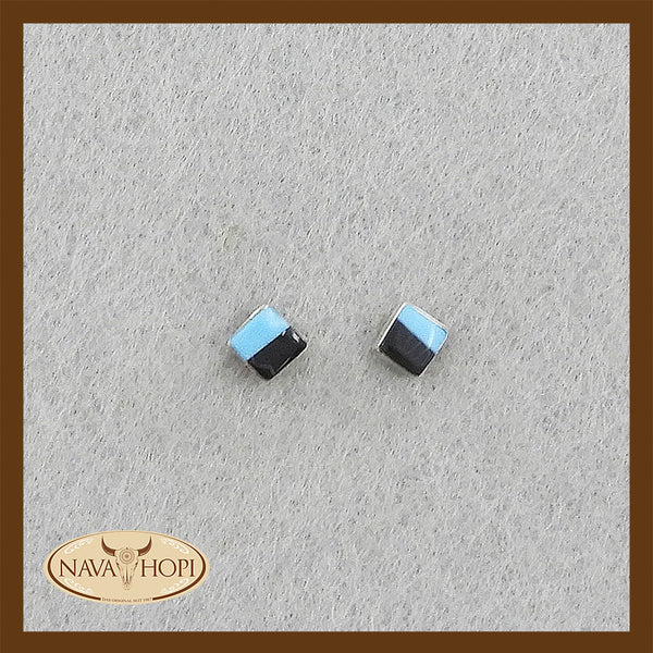 Ohrstecker Türkis/Onyx