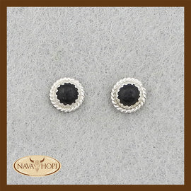Ohrstecker Onyx