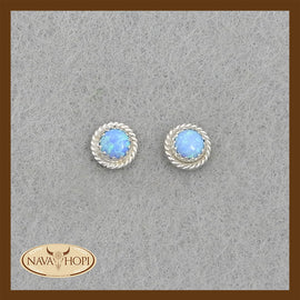 Ohrstecker Opal