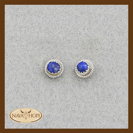 Navajo Ohrstecker Lapislazuli