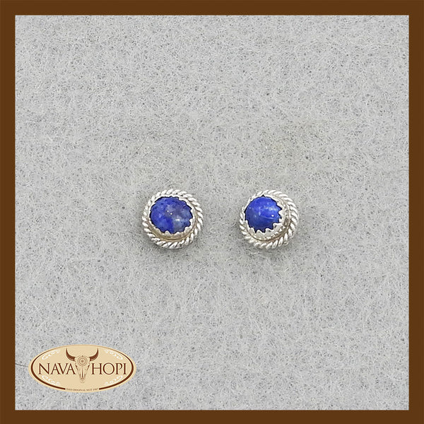 Navajo Ohrstecker Lapislazuli