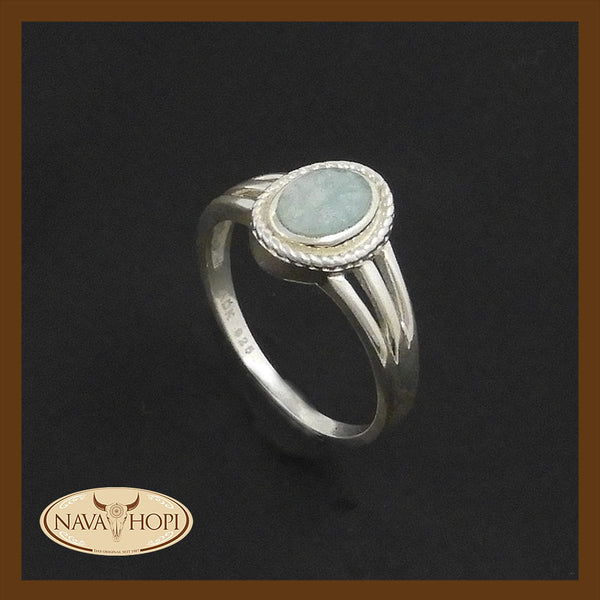 Silberring Amazonit