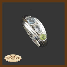 Silberring Multicolor