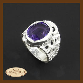 Silberring Amethyst