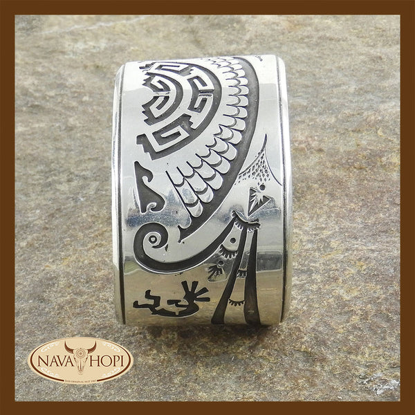 Navajo Damenarmreif Kokopelli