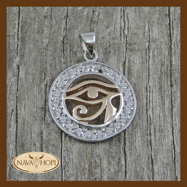 Anhänger Allsehendes Auge Silber
