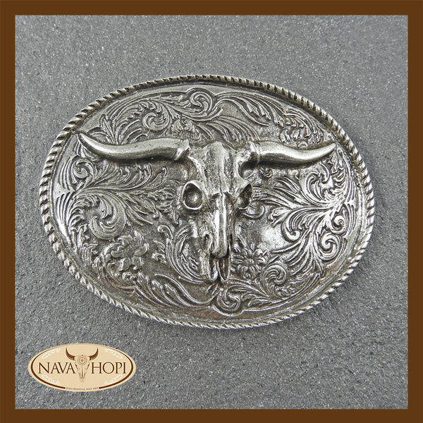 Gürtelschnalle Longhorn
