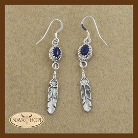 Navajo Ohrhänger Lapislazuli