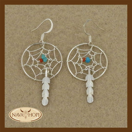 Navajo Ohrhänger Dreamcatcher