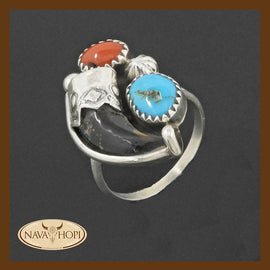 Navajo Ring mit Dachskralle