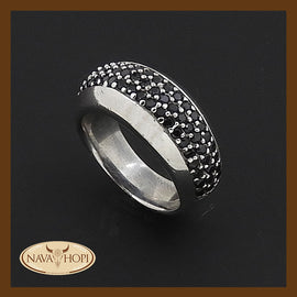 Ring Black Zirkonia